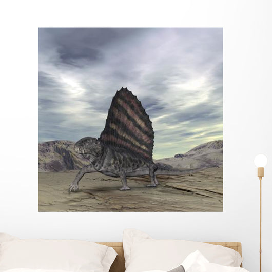 Dimetrodon Grandis Traverses Earth Wall Decal