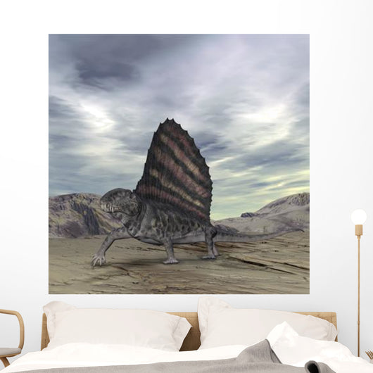 Dimetrodon Grandis Traverses Earth Wall Decal