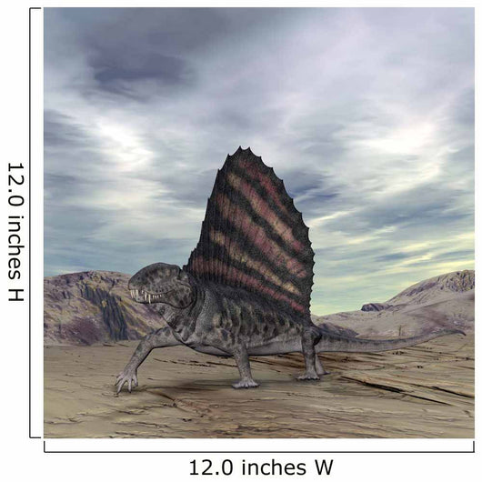 Dimetrodon Grandis Traverses Earth Wall Decal