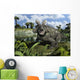 Estemmenosuchus Mirabilis Stands before Wall Decal