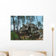Herbivorous Dinocephalian Therapsid Grazes Wall Decal