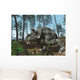 Herbivorous Dinocephalian Therapsid Grazes Wall Decal