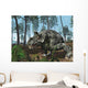 Herbivorous Dinocephalian Therapsid Grazes Wall Decal