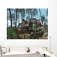 Herbivorous Dinocephalian Therapsid Grazes Wall Decal