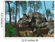 Herbivorous Dinocephalian Therapsid Grazes Wall Decal