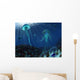 Swarm Jellyfish Swim Panthalassic Wall Decal Design 2
