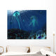 Swarm Jellyfish Swim Panthalassic Wall Decal Design 2