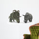 Albertaceratops Compared to Adult Wall Decal