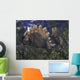 Allosaurus Stumbles upon Grazing Wall Decal