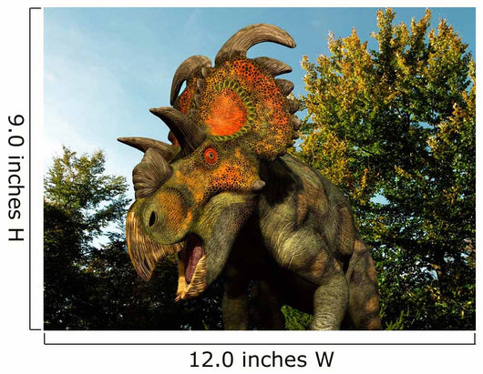 Albertaceratops Wanders Cretaceous Forest Wall Decal