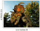 Albertaceratops Wanders Cretaceous Forest Wall Decal
