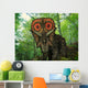 Colorful Torosaurus Wanders Cretaceous Wall Decal