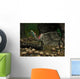 Compsognathus Prepares to Swallow Wall Decal