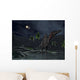 Asteroid Impact Moon While Wall Decal