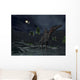 Asteroid Impact Moon While Wall Decal