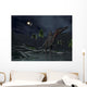 Asteroid Impact Moon While Wall Decal