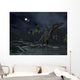Asteroid Impact Moon While Wall Decal