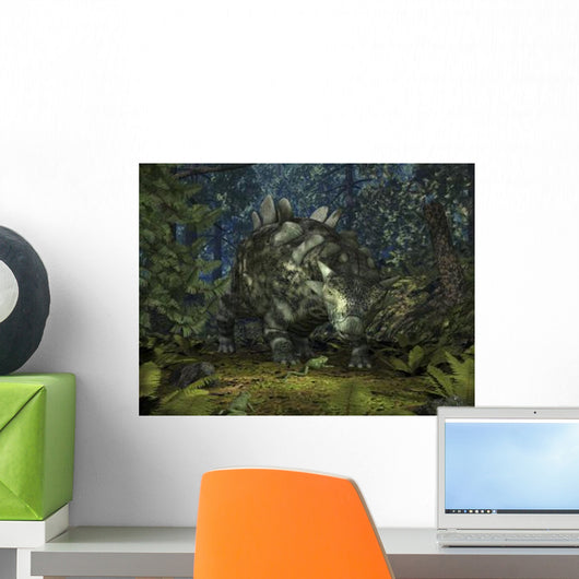 Crichtonsaurus Crosses Paths with Wall Decal