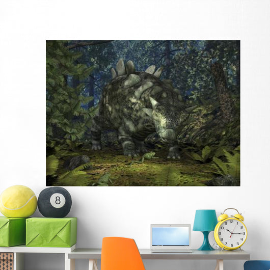 Crichtonsaurus Crosses Paths with Wall Decal