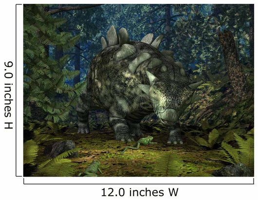 Crichtonsaurus Crosses Paths with Wall Decal