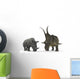 Adult Diabloceratops Compared to Wall Decal