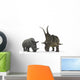 Adult Diabloceratops Compared to Wall Decal