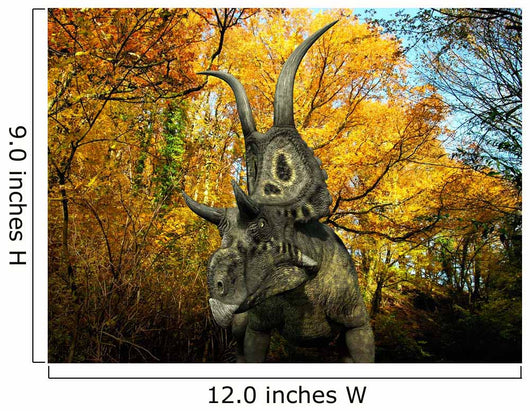 Diabloceratops Wanders Cretaceous Forest Wall Decal