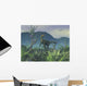 Colorful Adult Male Dilophosaurus Wall Decal