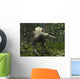 Dilophosaurus amidst Ginkgo Trees Wall Decal