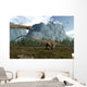 Diplodocus Dinosaurs Graze While Wall Decal