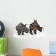 Adult Einiosaurus Compared to Wall Decal