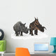 Adult Einiosaurus Compared to Wall Decal