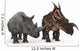 Adult Einiosaurus Compared to Wall Decal