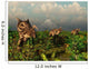 Herd Plant-eating Einiosaurus Roam Wall Decal