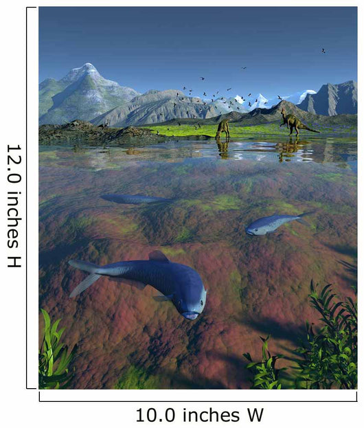Fanged Enchodus Predatory Fish Wall Decal