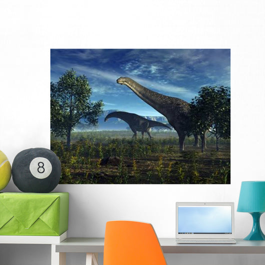 Isisaurus Dinosaurs Wander Lush Wall Decal