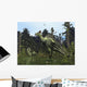 Lambeosaurus Rears onto Its Wall Decal