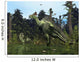 Lambeosaurus Rears onto Its Wall Decal