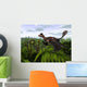 Feathered Microraptor Perched atop Wall Decal