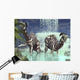 Pair Parasaurolophus Feed Flora Wall Decal