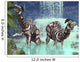Pair Parasaurolophus Feed Flora Wall Decal