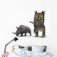 Adult Pentaceratops Compared to Wall Decal