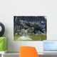 Suchomimus Snags Shark from Wall Decal