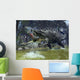 Suchomimus Snags Shark from Wall Decal