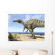 Carnivorous Suchomimus Wanders Beach Wall Decal