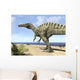 Carnivorous Suchomimus Wanders Beach Wall Decal