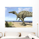 Carnivorous Suchomimus Wanders Beach Wall Decal