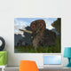 Male Torosaurus Drinks from Wall Decal