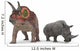 Adult Triceratops Compared to Wall Decal