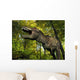 Tyrannosaurus Wanders Cretaceous Forest Wall Decal